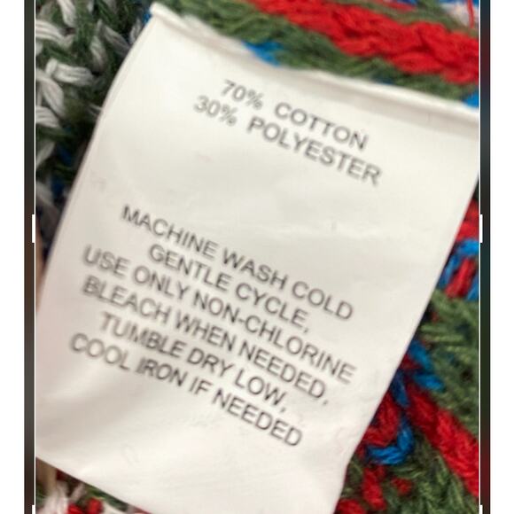 Maximus Rex Fair Isle T-Rex Ugly Christmas Sweater Kids Boys 3T Red Green Nordic - Picture 6 of 6